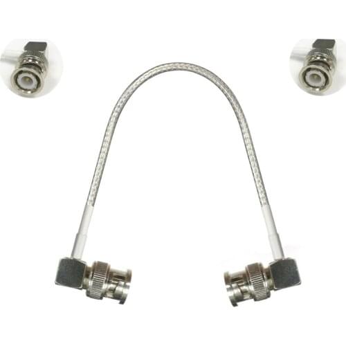 BNC male Right Angle to BNC male Right Angle pigtail cable adapter low loss high quality wireless router for CCTV camera radio