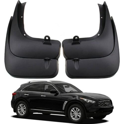 Fivefinger 4x Car Mudguards Front Rear Mud Flaps Splash Guards Fender For Infiniti FX35 FX37 FX50 QX70 2009-2017 2010 2011 2012