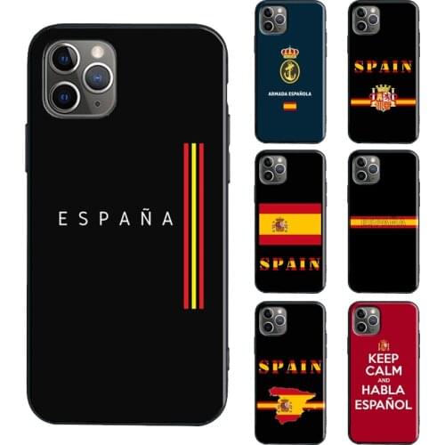 Spain Coat of Arms Flag Case For iPhone 11 Pro Max SE 2020 6S 8 7 Plus X XR XS Max 12 Pro Max mini Phone Cover