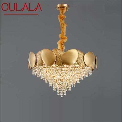 OULALA Chandelier Creative Pendant Lamp Fixtures Postmodern LED Gold Light for Home Living Dining Room