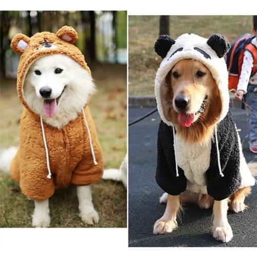 Coat Jacket Large Dog Clothes Welsh Corgi Shiba Inu Samoyed Husky Labrador Golden Retriever Clothing Pet Outfit Hoodie