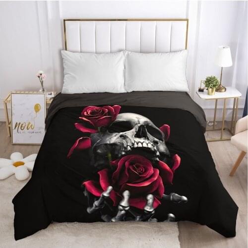 Skull Deadpool lady Duvet cover Quilt/Blanket/Comfortable Case 140x200 240x220 240x260 Queen King Single Bedding for Home open