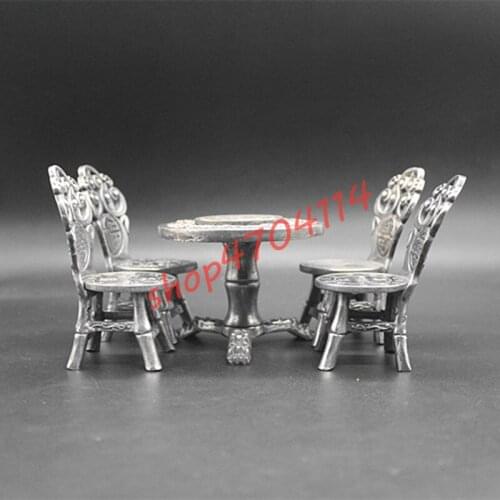 Qianlong year production, pure white bronze, Guan Gong ornaments, antique collections, decorations