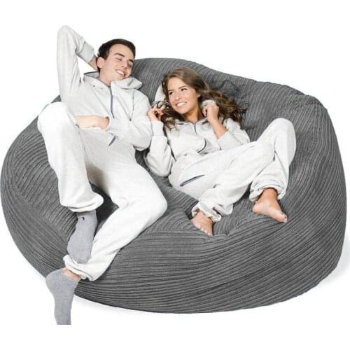 Simple living room bedroom tatami corduroy lazy sofa bean bag coat