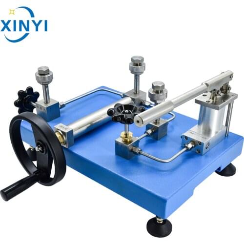 Manual gas pressure gauge calibration machine Vacuum pressure calibrator