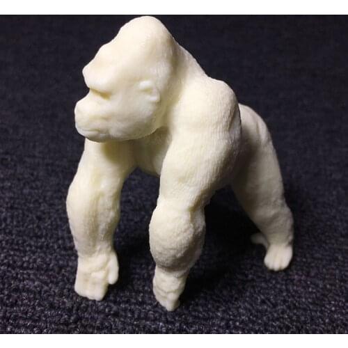 The new King Kong orangutan sculpture statue Modern art hand-carved Cute animal ornaments Home living room bedroom decoration