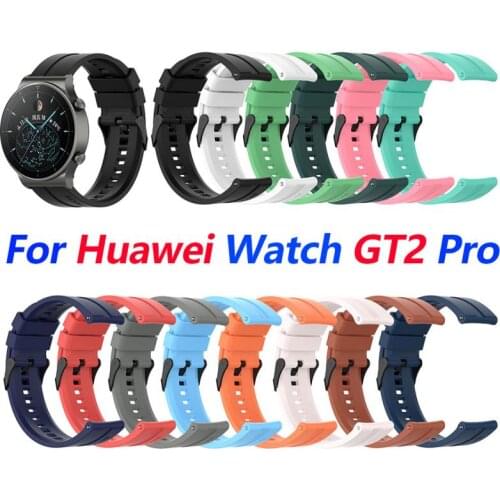 Replacement Wristband For Huawei Watch GT2 Pro Silicone Smart Watch Accessories Adjustable Strap Wearable Strap TXTB1