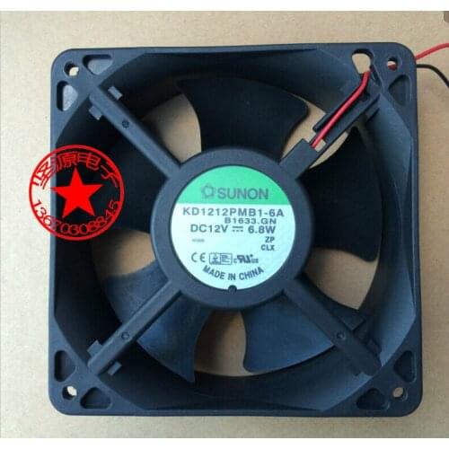 SUNON KD1212PMB1-6A B1633.GN DC 12V 6.8W 120x120x38mm Server Cooling Fan