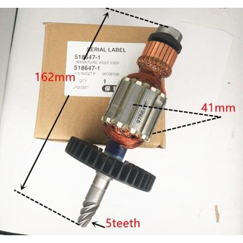 ARMATURE 220V-240V Rotor 518647-1 Replace For Makita JR3050T