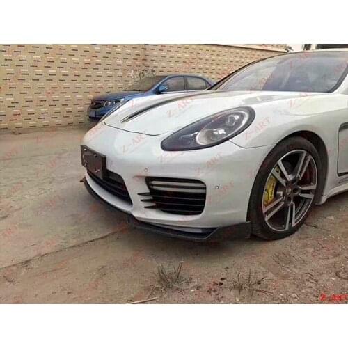Z-ART carbon fiber front spoiler for Panamera 970 carbon fiber front lip for Panamera GTS Turbo 2014-2017 front chin