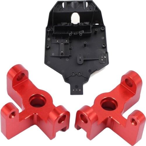 For Wltoys RC Car Spare Parts Steering Cup Front Wheel Seat Steering Hub with 12428-0001 Chassis Bottom for Wltoys