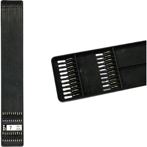 10pcs/box Strand Double Hook Accessories High Carbon Steel Fishing Hook Japanese Style Sea Water Fishing Anchor Line 45cm