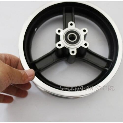 10x2 /2.125 motorized sports car, gold ring, wheel hub, double disc brake, aluminum alloy front wheel rim wheel original acc