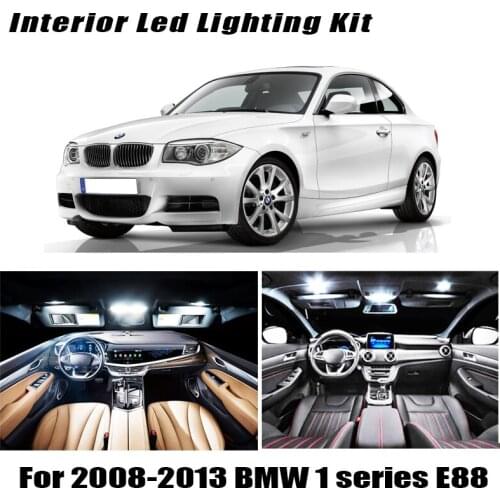 16pc x Error free LED Interior dome Light Kit for 2008-2013 BMW 1 series E88 Convertible Cabrio 118i 120d 120i 125i 128i 135i