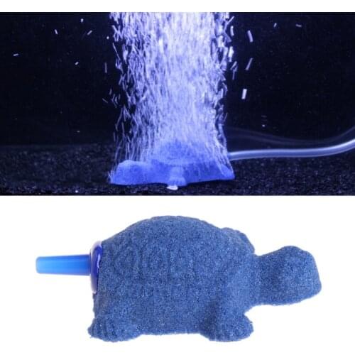 Turtle Aquarium Bubble Air Stone Diffuser Fish Tank Aerator Oxygen Pump Ornament Decor