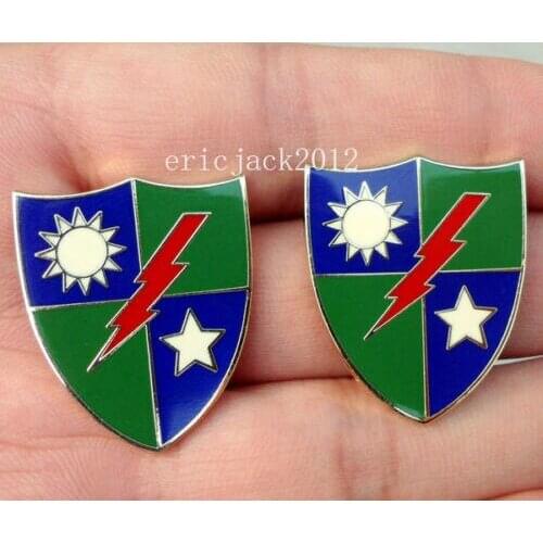 U.S. Army 75th Ranger Regiment Cap Hat Lapel Pin Badge Pair Military Store