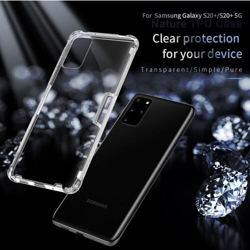 Case For Samsung Galaxy S20 /Plus /Ultra Nillkin Shockproof soft TPU clear Transparent Back Cover For Samsung S20+ /S20 Ultra