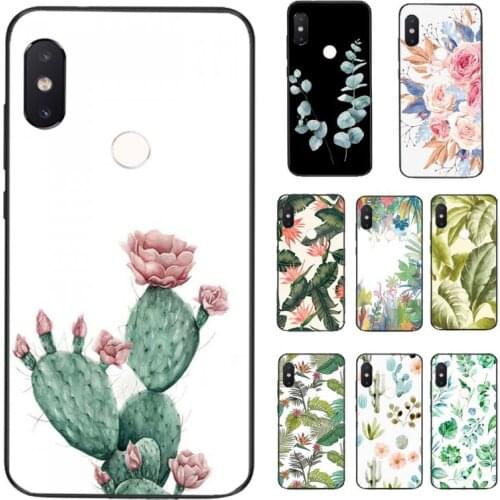 FHNBLJ Watercolor plants Customer Phone Case for Xiaomi Redmi 5 5Plus 6 6A 4X 7 7A 8 8A 9 Note 5 5A 6 7 8 8Pro 8T 9