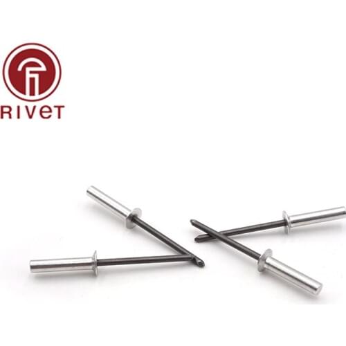 DIN 15974 10pcs M4.0 Aluminum Countersunk Head Closed End Blind Rivet Sealed Blind Rivet Water Air Tightness Rivets