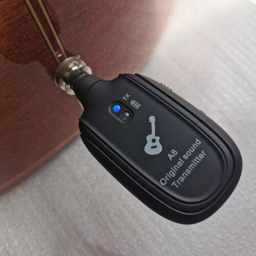 Electric Guitar Pick-up Equalizer High Sensitivity Original Sound Compact Acoustic Guitar Preamp Amplifier Tuner for Beginner