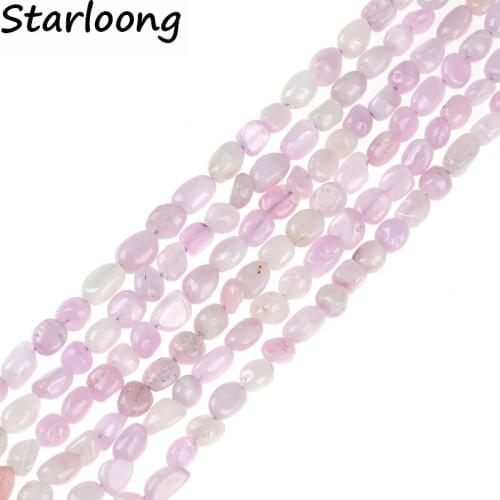 Natural Irregular Purple Spodumene Kunzite carnelian Gravel Loose strand stone beads 6*8mm DIY Jewelry Making Bracelets Necklace