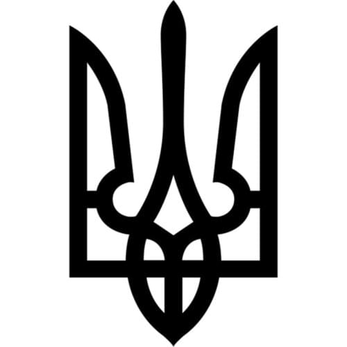 Hot Sell Emblem of Ukraine Car Stickers Lovely KK Vinyl for Car Window Auto Mirror Motorcycle Decals Car Decoration PVC