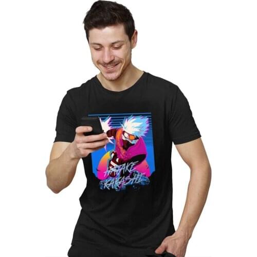 Handsome Anime Manga T Shirt Men Short Sleeve 100% Cotton T-shirt Summer Simwill Tees Streetwear Tshirt