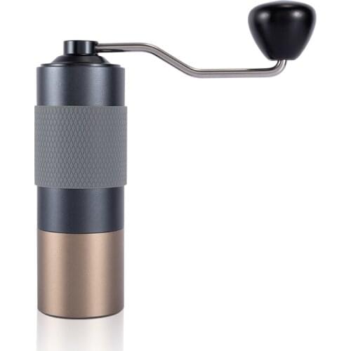 Coffee Grinder Manual Portable Exquisite Hand Crank Stainless Steel Burr Machine Home Cafe Coffee Mill Custom Greeting and Name