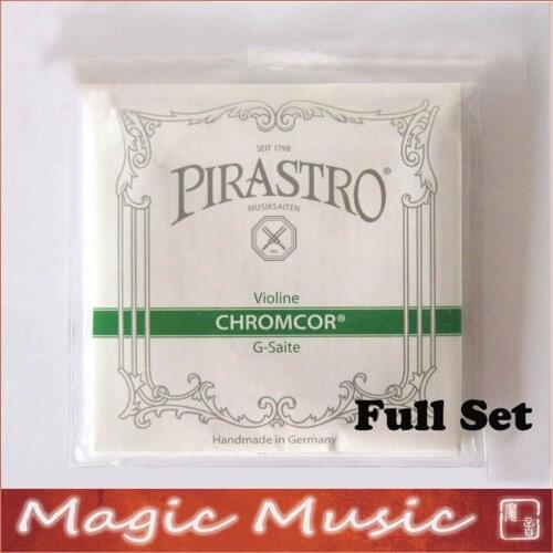 Free shipping! Full Set Pirastro Chromcor Violin Strings Ball End Size 4/4 Model 319020 made in Germany, Include G D A E Strings
