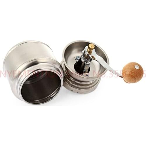 Portable Coffee Grinder Stainless Steel Adjustable Manual Ceramic Coffee Grinder Bean Miller Household Tools Outdoor Coffee20pcs