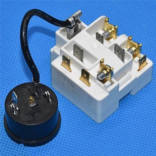 Replacement QP3-12A Launcher Starter Protector Capacitor Overload Protection Relay Repair Part for Haier Refrigerator Parts