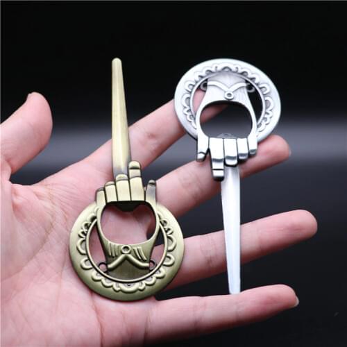 Hand of the King Bottle Opener Cosplay Costumes Props Golden Silver Vintage Creativity Metal Christmas