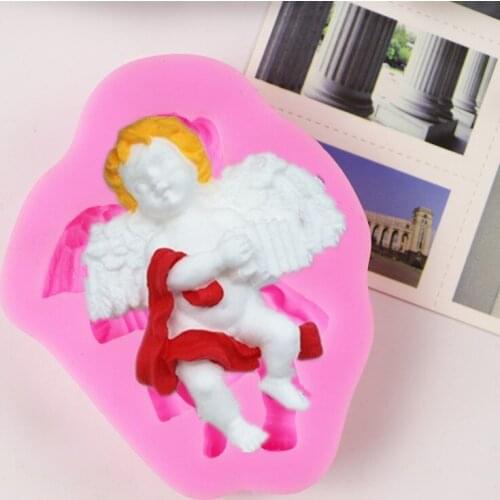 DIY Cake Decorating Mold Angel Shaped Fondant Silicone Mold Fondant Silicone Mold Cake Decoration Tool