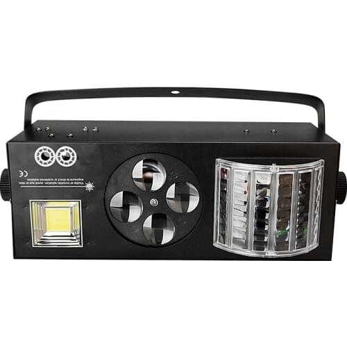 High Quality LED Laser Strobe 4in1 DMX512 Stage Effect Lights Good For DJ Disco Birthday Party Wedding Decoration Clubs And Bar