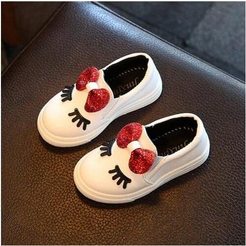 Girls Sports shoes Spring 2020 Newborn Child Baby Flash Leisure Soft Flat shoes Childrens clothing