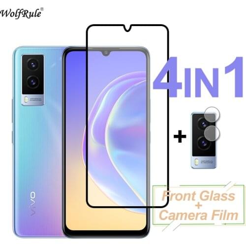 Full Cover Tempered Glass For ViVo V21e 5G V21 Screen Protector Shockproof Protective Camera Lens Film on For ViVo V21 V21e 4G