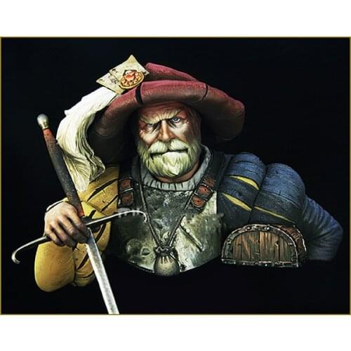 1/10 ancient bust 15th Century toy Resin Model Miniature Kit unassembly Unpainted