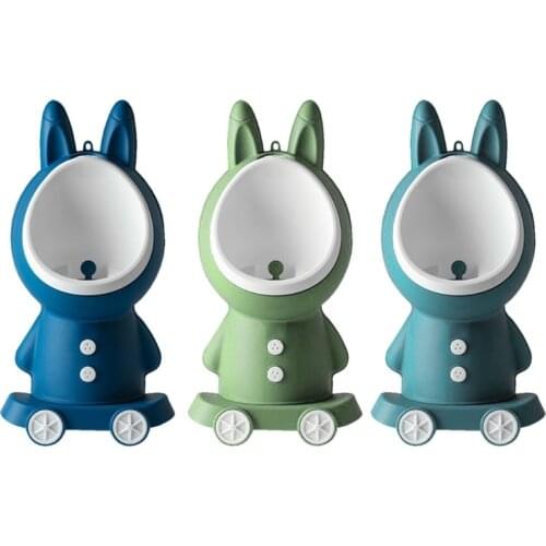 1Pc Rabbit Baby Potty Toilet Stand Vertical Urinal Kids Training Boy Pee Bathroom Wall-Mounted Travel Toddler Split Portable