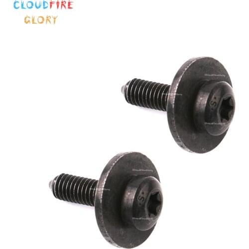 2Pcs N90683302 Headlight Assy Bolt Screw M6X20 For Audi A4 S4 Q5 Q7 A6 A7 A5 A8 R8 For Volkswagen VW Passat B5 Golf 2010-2012