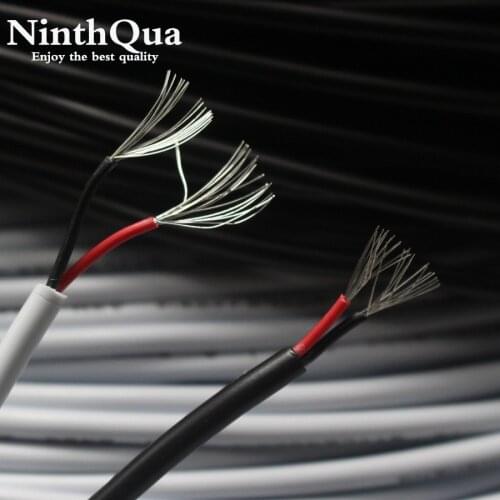 5meter 2 Core 22AWG OD 3.5MM 17*0.14TS power usb wire cable For widely Electronic equipment,LED lighting,phone charging wire ect