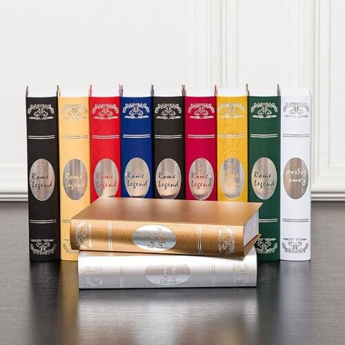 8pcs European Retro Fake Book Simulation Book Decoration Coffee Shop Exhibition Hall Photo Props Murals Books Furnishing Gifts