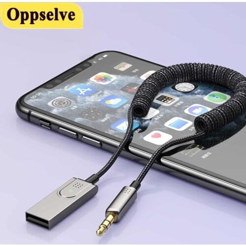 Aux Bluetooth Adapter Dongle Cable For Car 3.5mm Jack Dongle USB Cable Bluetooth 5.0 Receiver Speaker Audio Music Transmitter