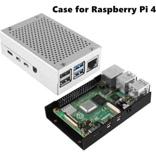 Latest Aluminum case for Raspberry Pi 4 Model B