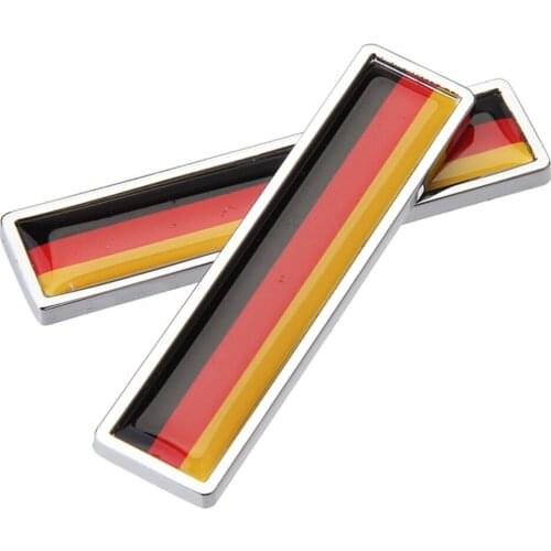 Car Styling Auto Sticker Emblem Badge Decal For Germany Flag Logo For Ford Focus Ranger Audi A3 A4 Volkswagen Peugeot Dodge Benz