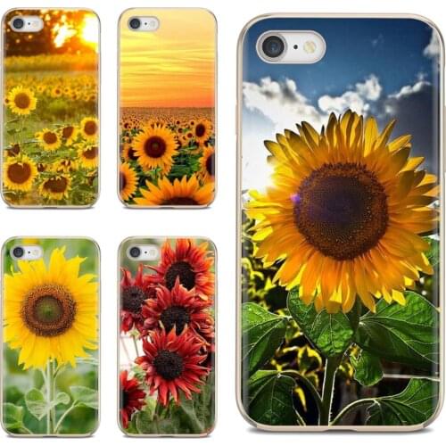 Yellow Sunflower Flowers Daisy Plants For ZTE Blade A520 A512 A452 A602 A5 2019 V6 V7 V8 V9 V10 Lite Viat Soft Bag Case