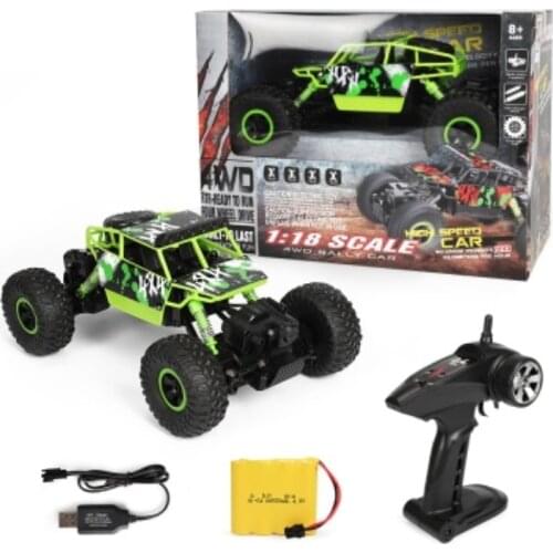 Four-Wheel Steering RC Off-Road Climbing Car High-Speed 2.4G Drift Double Motor Climbing Force powerful Adapt To Various Terrain