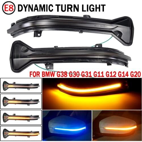 Dynamic Led Car Blinker Side Mirror Marker Turn Signal Light Lamp For BMW G38 G12 G20 G30 G31 G32 G14 G15 G16 G11 M5 F90