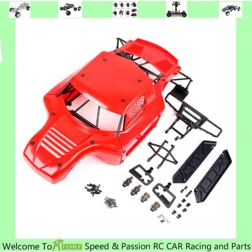 Car Body Shell with Roll Cage Kit Fit for 1/5 HPI ROFUN ROVAN KM BAJA 5T/5SC Modified WLT RC CAR PARTS