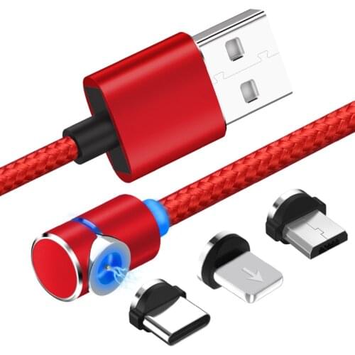 Hot Magnetic Cable Micro USB Type C Charger For Android Phones Fast Charging Magnet Charge Wire Cord For iPhone11 Pro XS Max