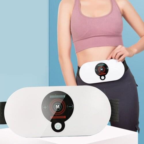 Massage Air Waist Belt Wireless Charging Lazy Body Fitness Lumbar Massager Waist Belt Vibration Shaking Lumbar Support Massager